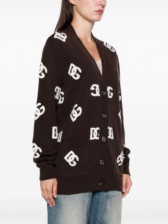  돌체앤가바나 가디건 FXM24T JCVO8S9001 Brown - DOLCE & GABBANA