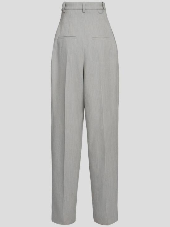 24FW 자크뮈스 스트레이트 팬츠 243PA116 1660910 Lightgrey - JACQUEMUS