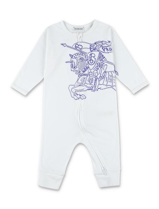 24FW [주니어] 버버리 오버롤 8093020 A1464 Bianco - BURBERRY