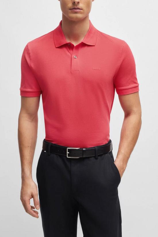  보스 폴로 티셔츠 50468301 10241531 02 627 Red - BOSS
