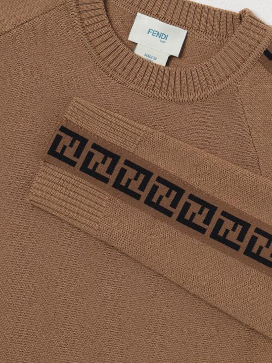  [키즈] 펜디 트레이닝 상의 JUG003AMHJ F1KE2 Brown - FENDI