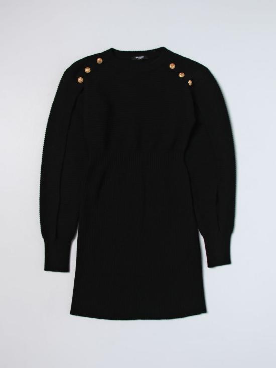 25FW [키즈] 발망 원피스 BT1B40W0113 930OR Black