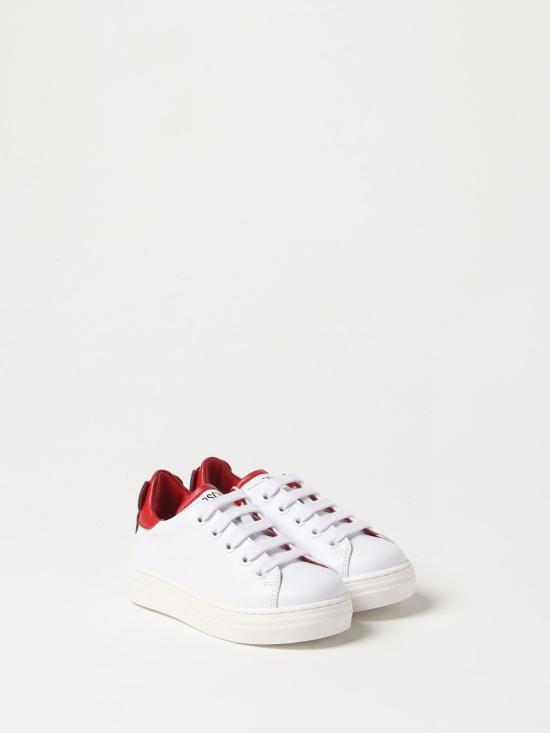 25FW [키즈] 모스키노 스니커즈 75982 1 White - MOSCHINO