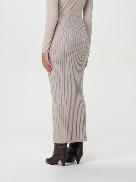 25FW 막스마라 롱 스커트 2421306033600 002 Beige - MAX MARA