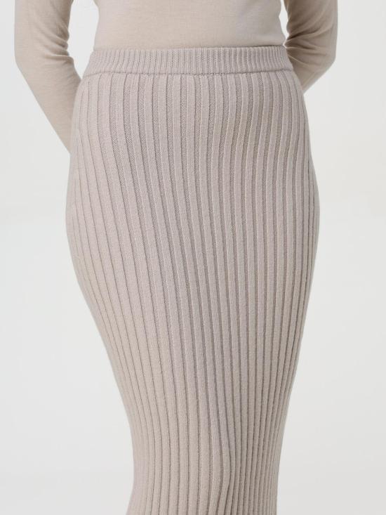 25FW 막스마라 롱 스커트 2421306033600 002 Beige - MAX MARA