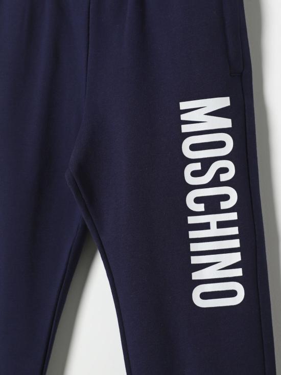 24FW [키즈] 모스키노 트레이닝/조거 팬츠 HUP086LDA21 40016 Navy - MOSCHINO