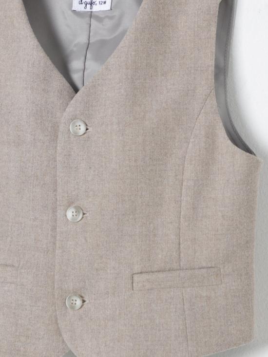 25FW [키즈] 일 구포 베스트 GI005W0003 119 Brown - IL GUFO