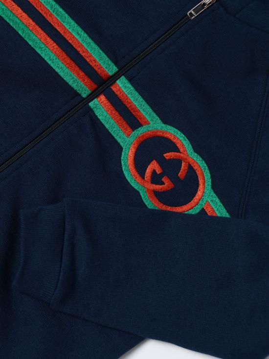 25FW [키즈] 구찌 풀오버 744047XJFKZ 4696 Blue - GUCCI