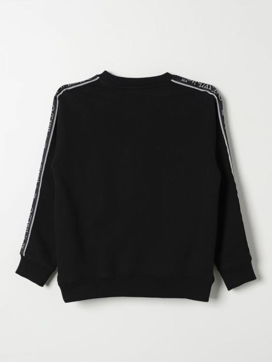 24FW [키즈] 오프화이트 키즈 트레이닝 상의 OBBA007F24FLE0011001 Black - OFF WHITE