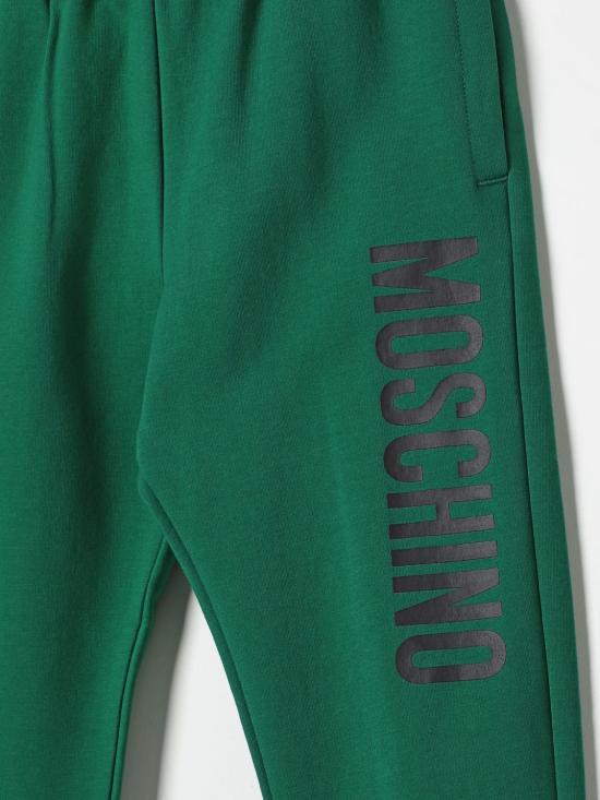 24FW [키즈] 모스키노 트레이닝/조거 팬츠 HUP086LDA21 30139 Green - MOSCHINO