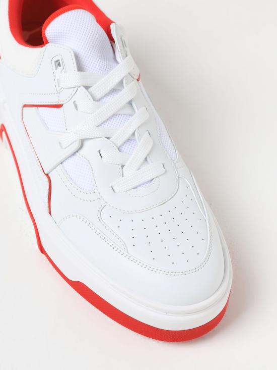 25FW 크리스챤 루부탱 스니커즈 3230887 J679 White - CHRISTIAN LOUBOUTIN
