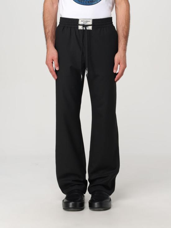  저스트까발리 스트레이트 팬츠 77OAAR11CN018 899 Black