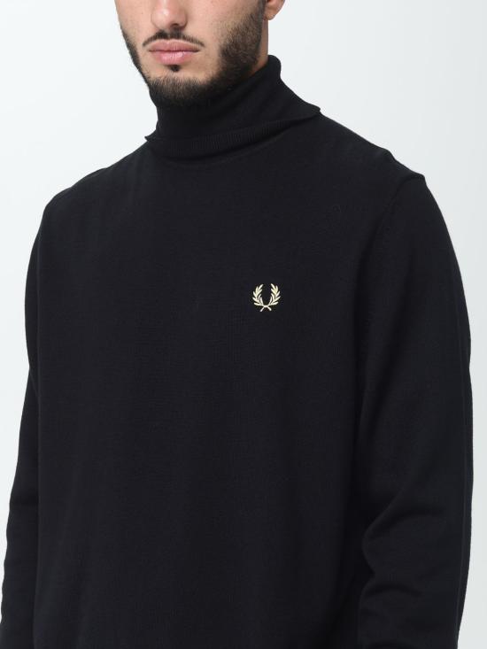 25FW 프레드페리 터틀넥 K9552 198 Black - FRED PERRY