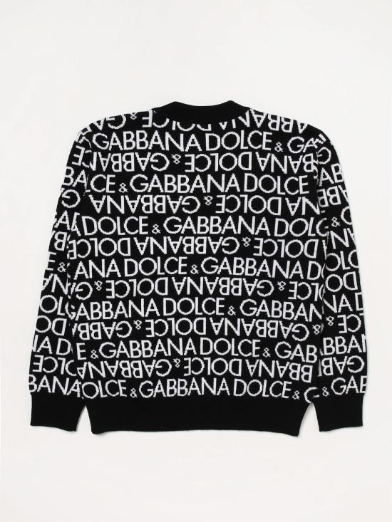  [키즈] 돌체앤가바나 트레이닝 상의 L4KWE2JCVM3 S9000 Black - DOLCE & GABBANA