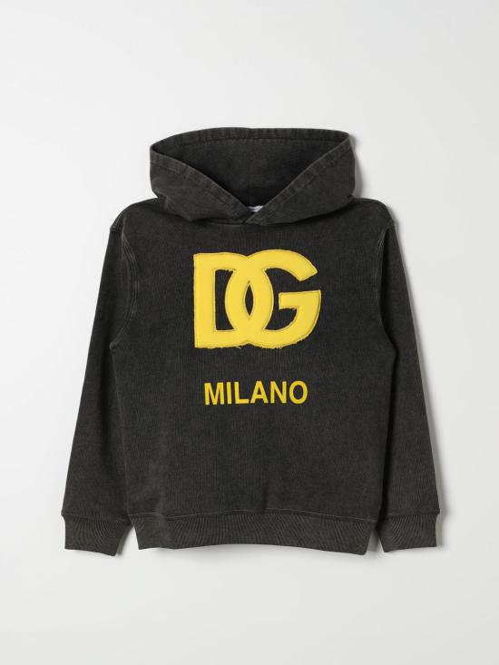 25FW [키즈] 돌체앤가바나 트레이닝 상의 L4JWFJG7N3Z N0000 Black