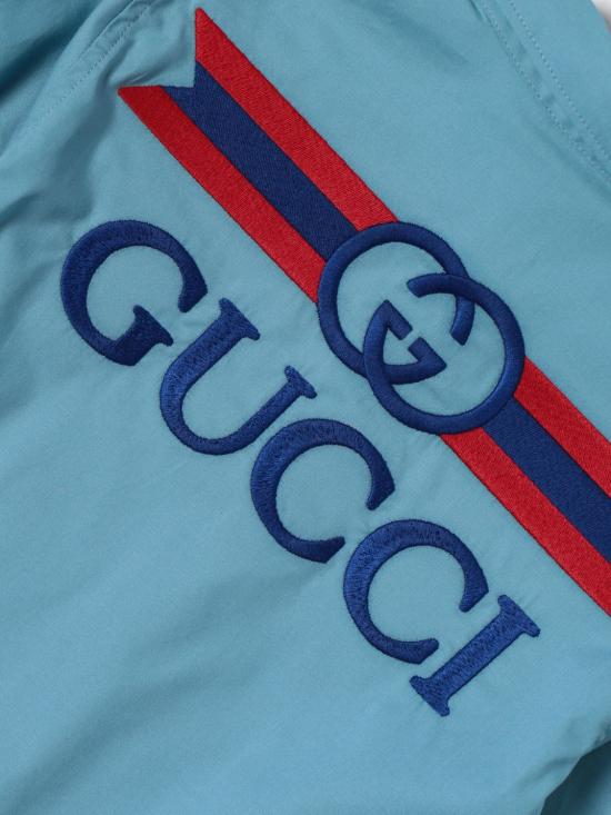 25FW [키즈] 구찌 데님 셔츠 747297XWAYG 4487 Blue - GUCCI