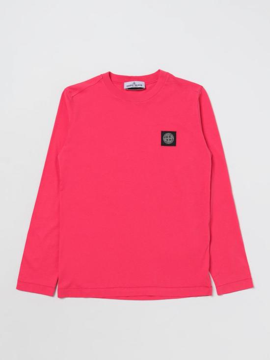 25FW [키즈] 스톤 아일랜드 티셔츠 20447 V0010 Red