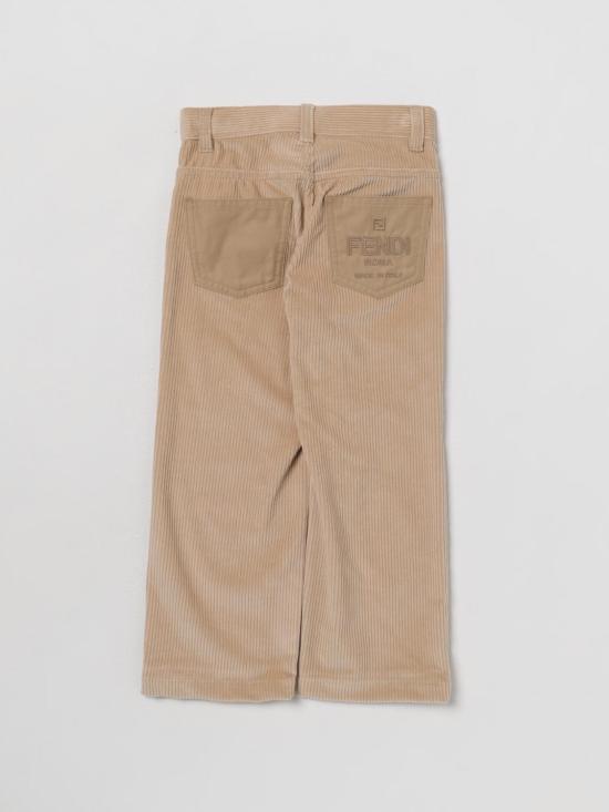  [키즈] 펜디 스트레이트 팬츠 JMF450AOBA F1B2Y Beige - FENDI