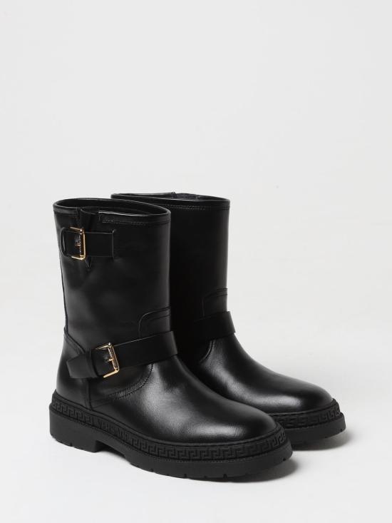 25FW [키즈] 베르사체 미들 부츠 10122811A00138 1B00V Black - VERSACE