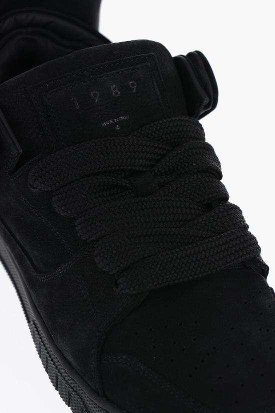  1989 스튜디오 뮬/슬리퍼 D07102 24476101 BLACK NUBUCK LOW TOP Black - 1989 STUDIO