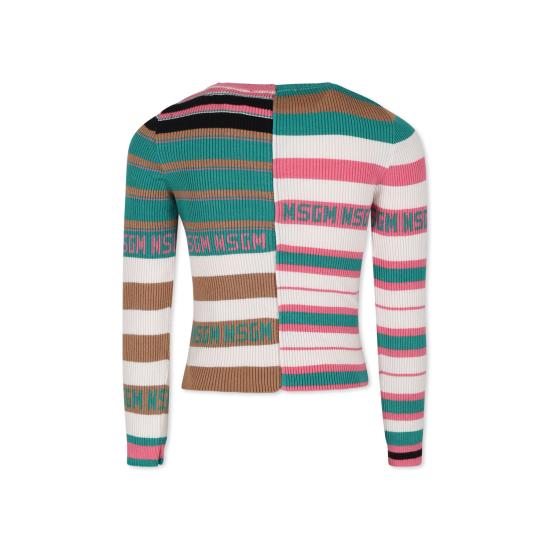 24FW [키즈] 엠에스지엠 티셔츠 F4MSJGJP193 140 MULTICOLOR - MSGM