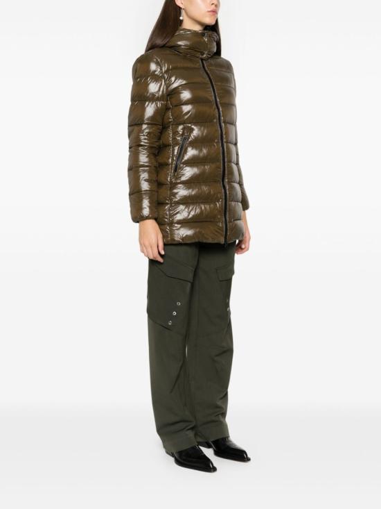 24FW 세이브더덕 패딩 D41917W LOVE19 50072 BARK GREEN - SAVE THE DUCK