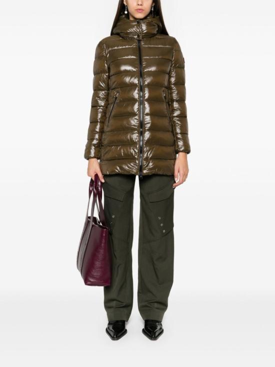 24FW 세이브더덕 패딩 D41917W LOVE19 50072 BARK GREEN - SAVE THE DUCK