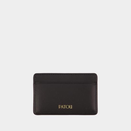 24FW 파투 카드지갑 SL0015000999B BLACK - PATOU