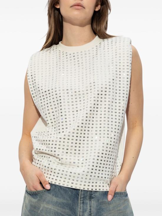 24FW 골든구스 민소매 티셔츠 GWP01449P0016291194711947 HEWHTCRYST - GOLDEN GOOSE