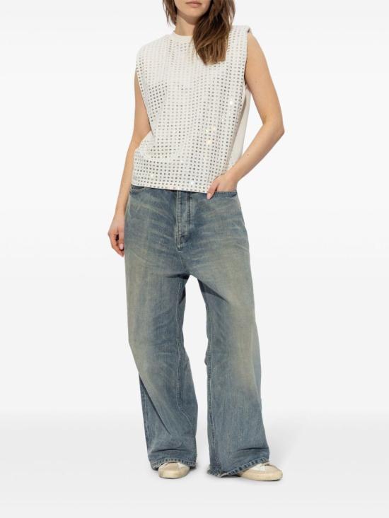 24FW 골든구스 민소매 티셔츠 GWP01449P0016291194711947 HEWHTCRYST - GOLDEN GOOSE