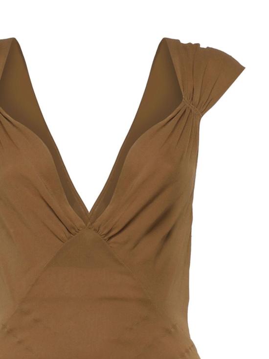 24FW 생로랑 바디수트 티셔츠 801493 Y7I18 2191 MORDORE - SAINT LAURENT