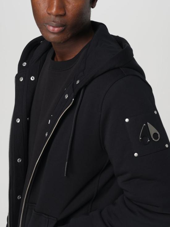 25FW 무스너클 클래식 버니 3 후드 집업 M32MS600 244 Black 1 - MOOSE KNUCKLES