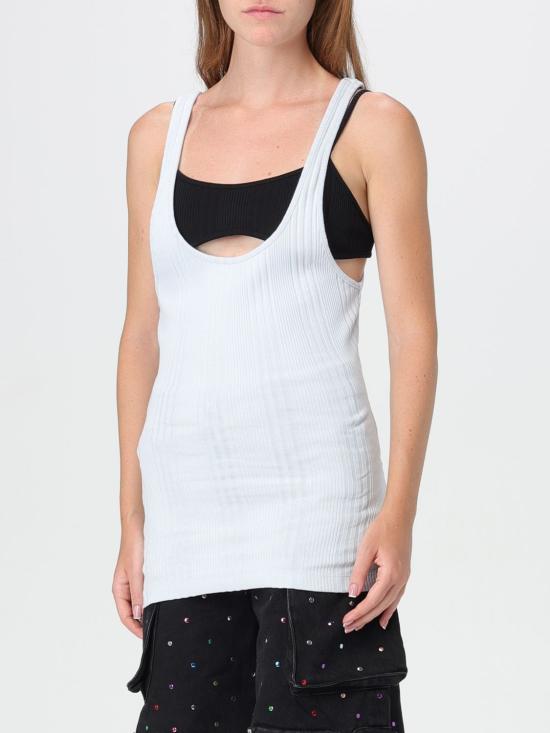 25FW 디 아티코 민소매 티셔츠 247WCT322J048 135 Sky - THE ATTICO