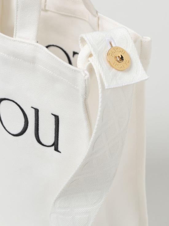 24FW 파투 토트백 AC0620076 001W White - PATOU