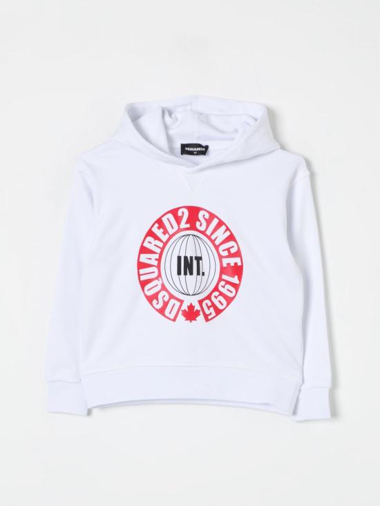 25FW [키즈] 디스퀘어드2 트레이닝 상의 DQ2615D009B DQ100 White