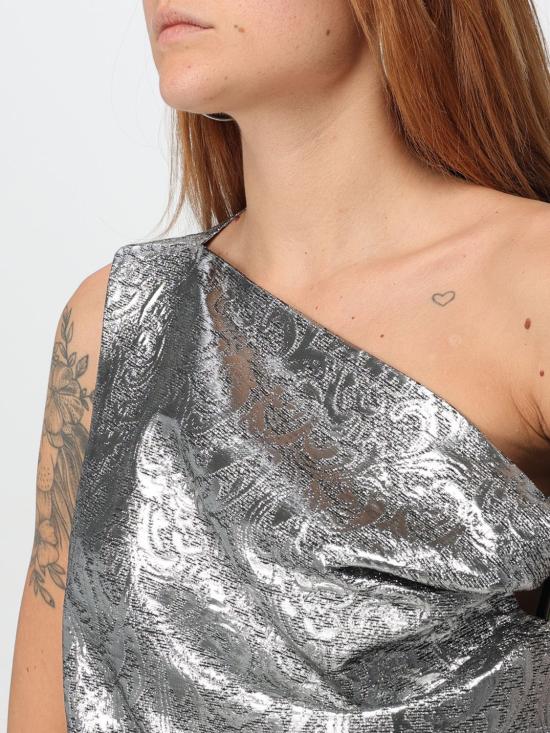 24FW 엠에스지엠 숏 원피스 3742MDA30247823 90 Silver - MSGM