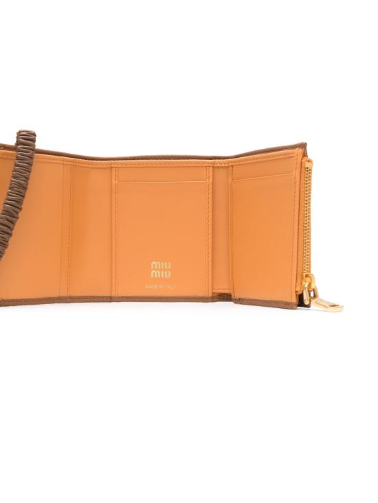 24FW 미우미우 지갑 5MH0512CSK F03WA CARAMEL NESPOLA - MIU MIU
