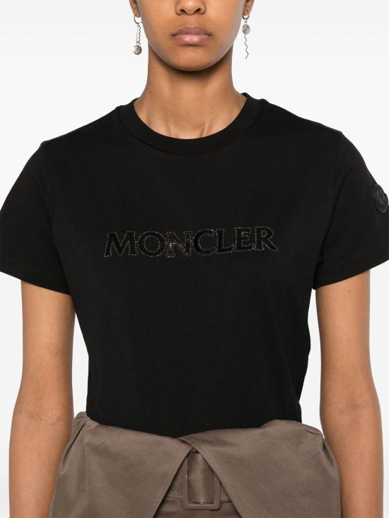  몽클레어 반팔 티셔츠 J20938C0002189AIJ 999 BLACK - MONCLER