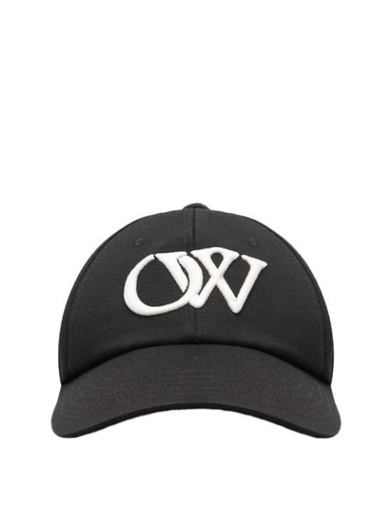  오프화이트 볼캡 OWLB045C99FAB004 1001 BLACK WHITE