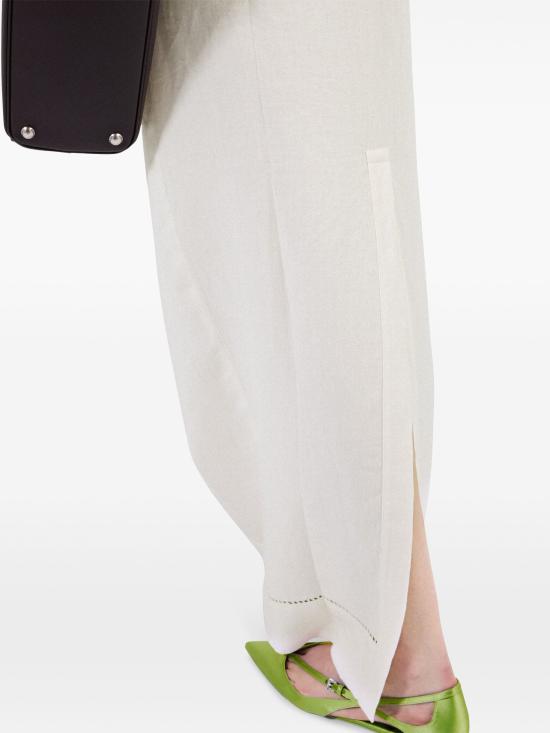 25SS 프라다 롱 스커트 P135YRSOOO15Y4 F0304 AVORIO - PRADA