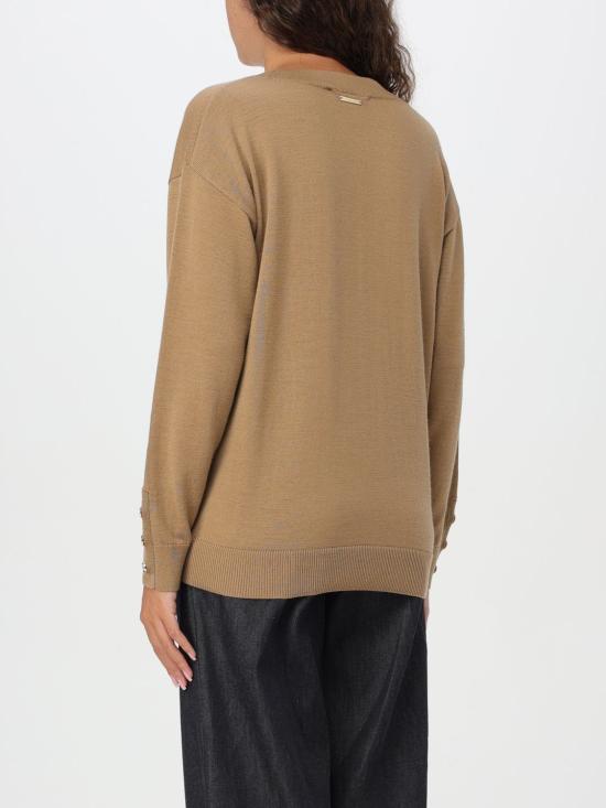 25FW 마이클 코어스 스웨터 MT460YB4VR 211 Camel - MICHAEL KORS