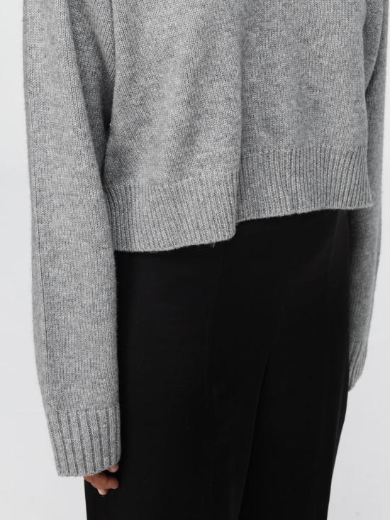 24FW 루루 스튜디오 스웨터 BRUZZI GREY MELANGE Grey - LOULOU STUDIO