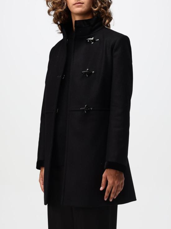 25FW 페이 코트 NAW50494000SGL B999 Black - FAY