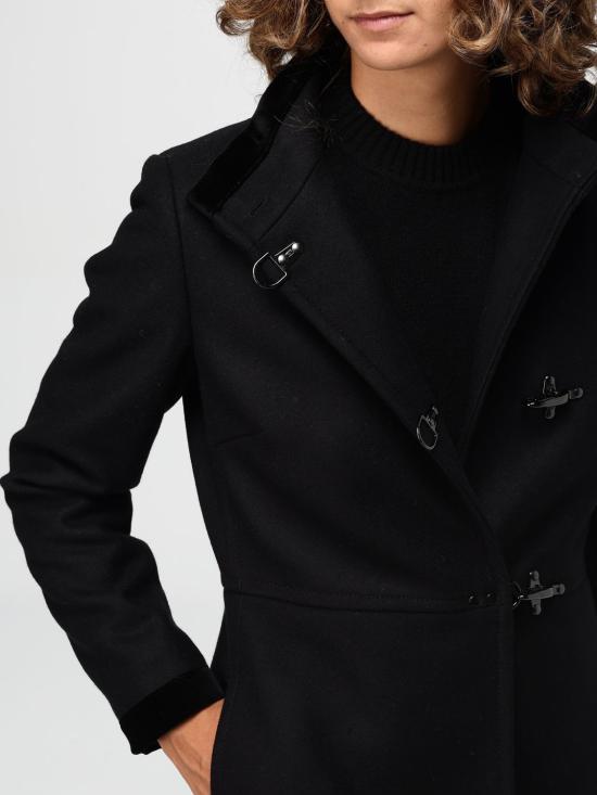 25FW 페이 코트 NAW50494000SGL B999 Black - FAY