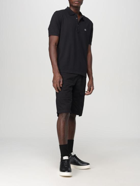 24FW 씨피 컴퍼니 폴로 티셔츠 17CMOW033A006369M 999 Black - C.P. COMPANY