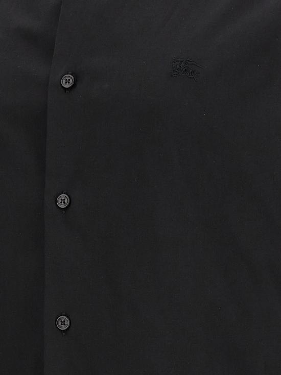 24FW 버버리 셔필드 반팔 셔츠  8079596BLACK Black - BURBERRY