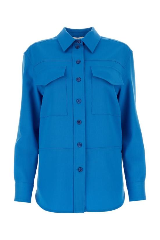  알렉산더 맥퀸 긴팔 티셔츠 780785QJAAC 4228 LAPISBLUE