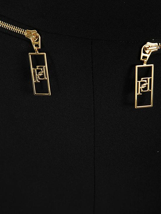  엘리자베타프랜치 스트레이트 팬츠 PA03646E2 110 BLACK - ELISABETTA FRANCHI