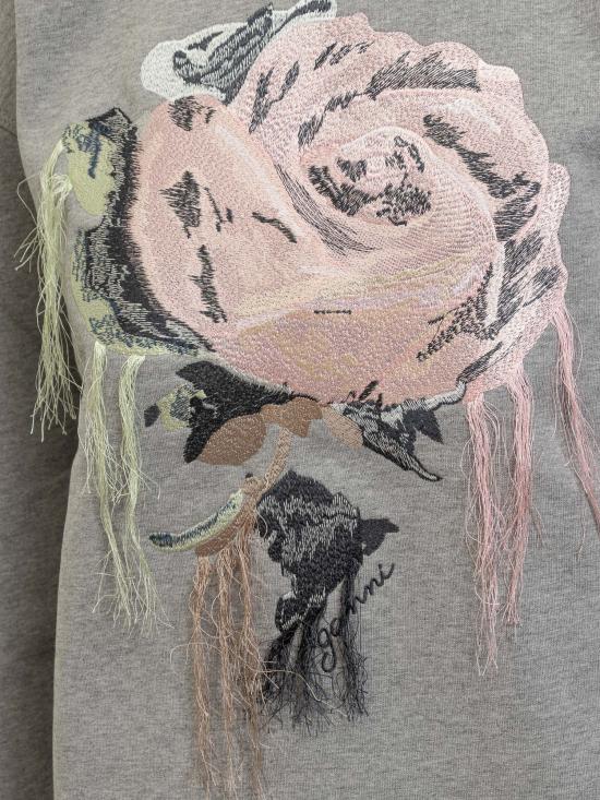 24FW 가니 긴팔 티셔츠 T4031 921 PALOMA MELANGE - GANNI