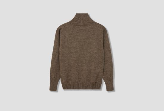  안데르센 안데르센 터틀넥 SEAMAN  - G7 / 염색 안 된 원사 밝은 갈색 - ANDERSEN-ANDERSEN